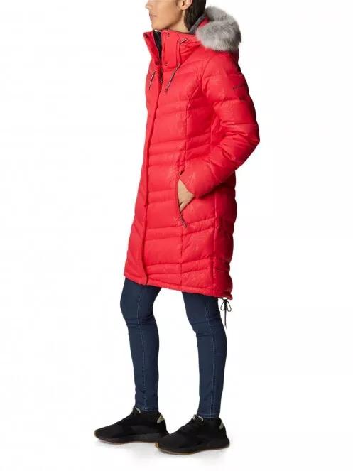 Columbia Catherine Creek Mid Down Jacket női pehelykabát piros színben 4