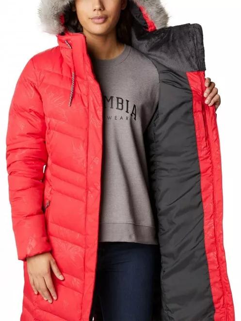 Columbia Catherine Creek Mid Down Jacket női pehelykabát piros színben 5