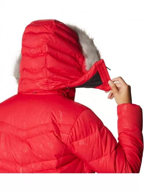 Columbia Catherine Creek Mid Down Jacket női pehelykabát piros színben 6