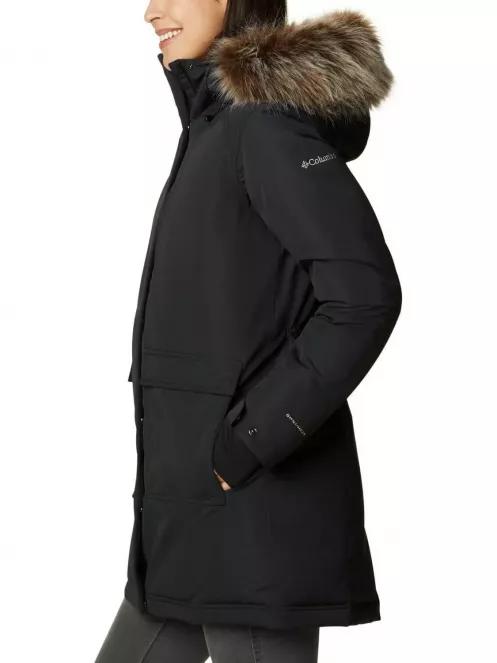 Columbia Little Si Insulated Parka női télikabát fekete színben 4