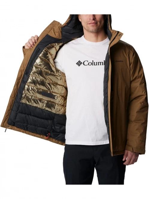 Columbia Oak Harbor Insulated Jacket férfi télikabát barna színben 5