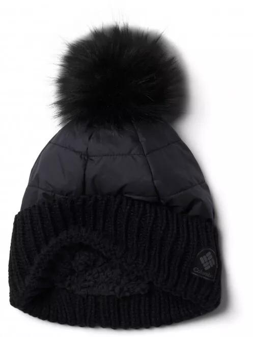 Columbia Snow Diva Beanie női bojtos sapka fekete színben 3