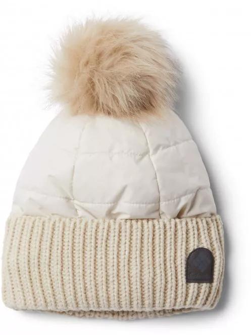 Columbia Snow Diva Beanie női bojtos sapka homok színben 2