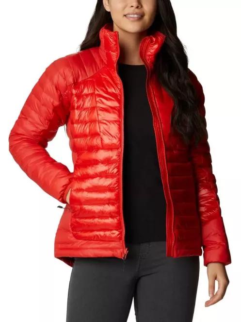 Columbia Labyrinth Loop Jacket női utcai kabát piros színben 2