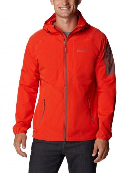 Columbia Tall Heights Hooded Softshell férfi softshell kabát narancssárga színben 2