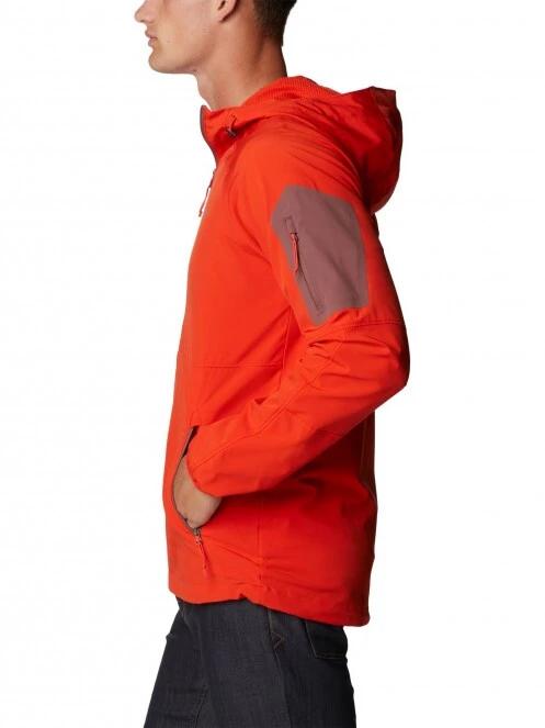 Columbia Tall Heights Hooded Softshell férfi softshell kabát narancssárga színben 3