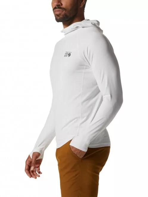 Mountain Hardwear Crater Lake Hoody férfi hosszú ujjú sport póló szürke színben 4