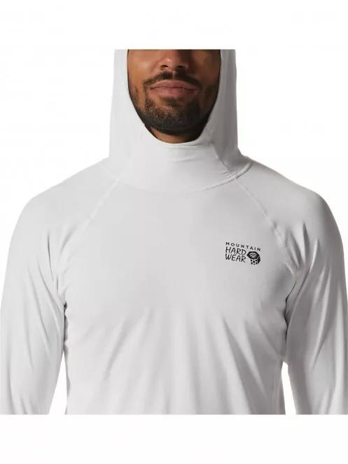 Mountain Hardwear Crater Lake Hoody férfi hosszú ujjú sport póló szürke színben 5