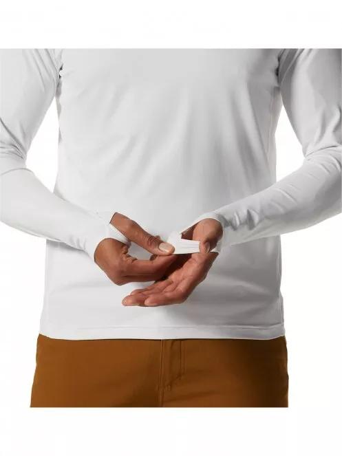 Mountain Hardwear Crater Lake Hoody férfi hosszú ujjú sport póló szürke színben 6