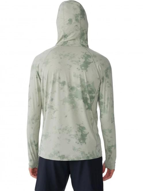 Mountain Hardwear Crater Lake Hoody férfi kapucnis pulóver zöld színben 4