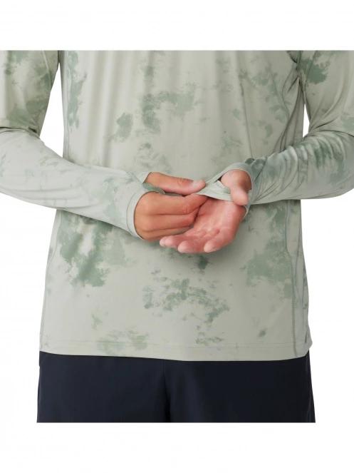 Mountain Hardwear Crater Lake Hoody férfi kapucnis pulóver zöld színben 5