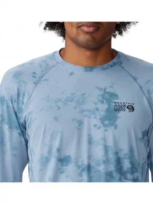 Mountain Hardwear Crater Lake Long Sleeve Crew férfi hosszú ujjú póló világoskék színben 5