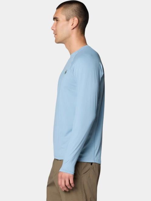 Mountain Hardwear Crater Lake Long Sleeve férfi hosszú ujjú sport póló kék színben 3
