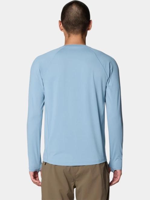 Mountain Hardwear Crater Lake Long Sleeve férfi hosszú ujjú sport póló kék színben 4