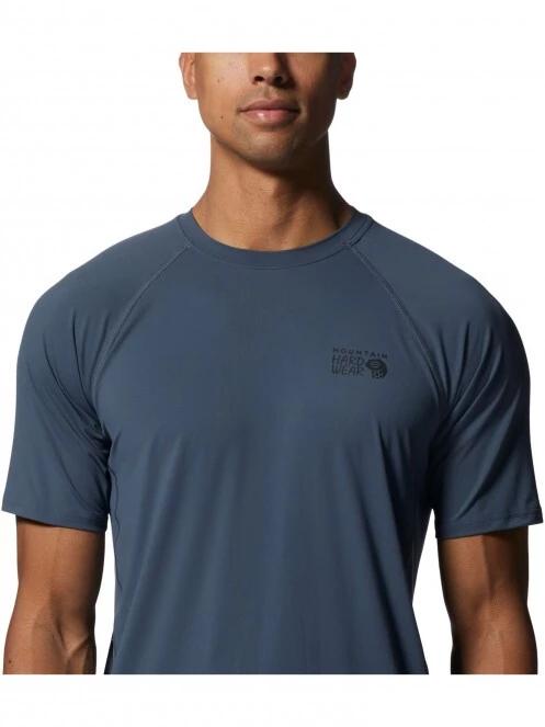 Mountain Hardwear Crater Lake Short Sleeve férfi rövid ujjú sport póló kék színben 5