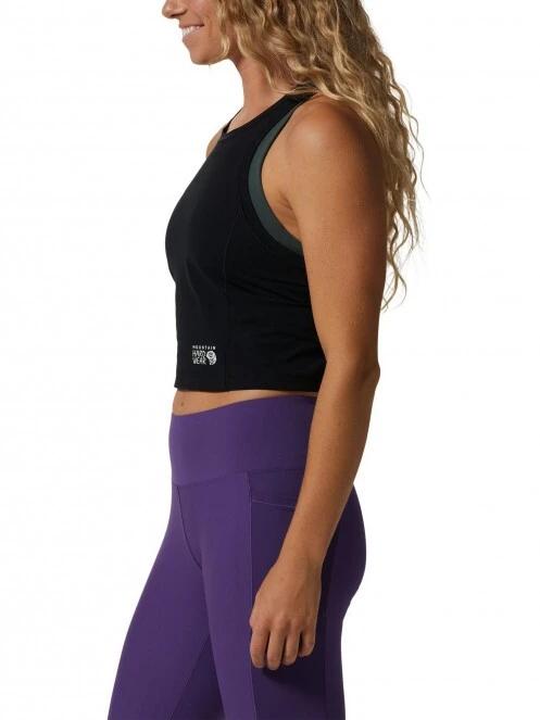 Mountain Hardwear Mountain Stretch Tanklette női rövid ujjú sport póló fekete színben 3