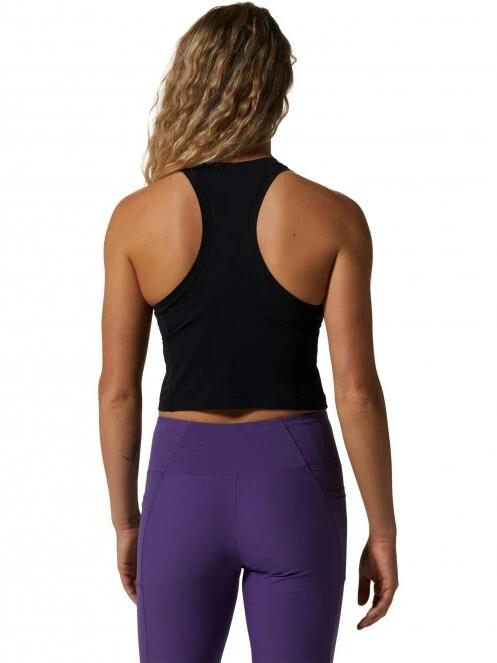 Mountain Hardwear Mountain Stretch Tanklette női rövid ujjú sport póló fekete színben 4
