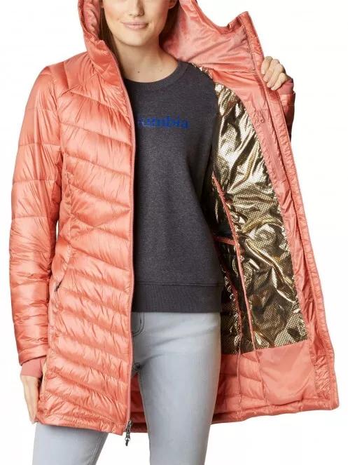 Columbia Joy Peak Mid Jacket női télikabát piros színben 5