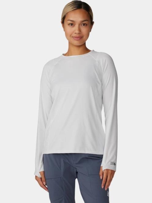 Mountain Hardwear Crater Lake Long Sleeve női hosszú ujjú sport póló fehér színben 2
