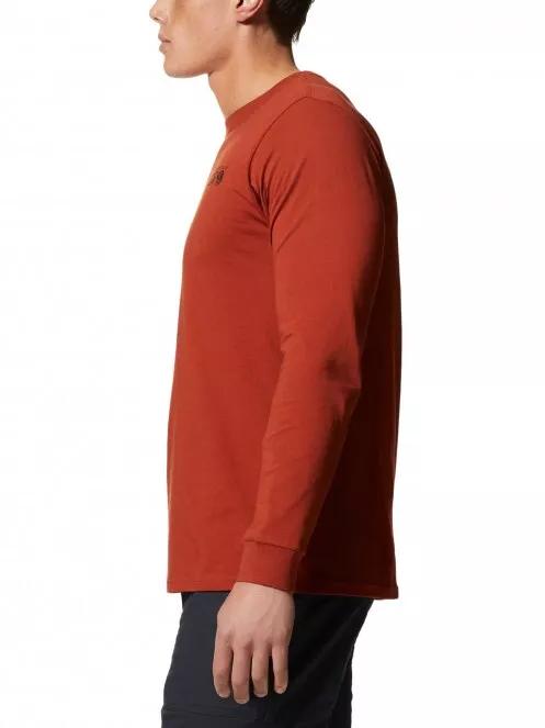 Mountain Hardwear MHW Back Logo Long Sleeve férfi hosszú ujjú póló narancssárga színben 4
