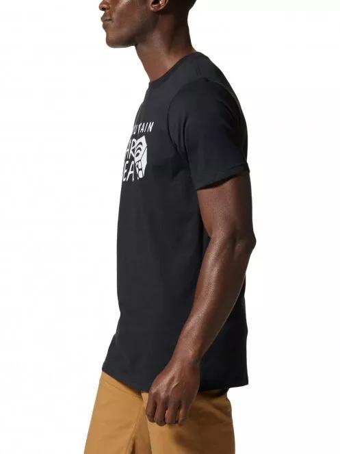 Mountain Hardwear MHW Logo Short Sleeve férfi rövid ujjú póló fekete színben 4