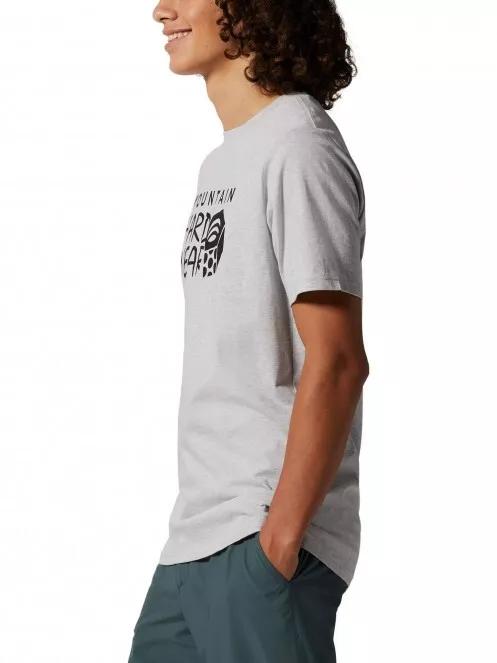 Mountain Hardwear MHW Logo Short Sleeve férfi rövid ujjú póló szürke színben 4