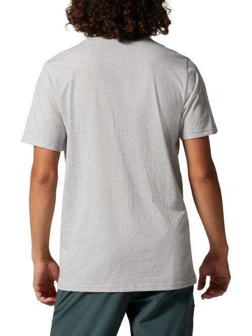 Mountain Hardwear MHW Logo Short Sleeve férfi rövid ujjú póló szürke színben 4