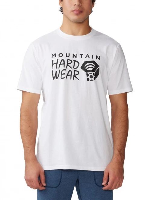 Mountain Hardwear MHW Logo Short Sleeve férfi rövid ujjú póló fehér színben 5