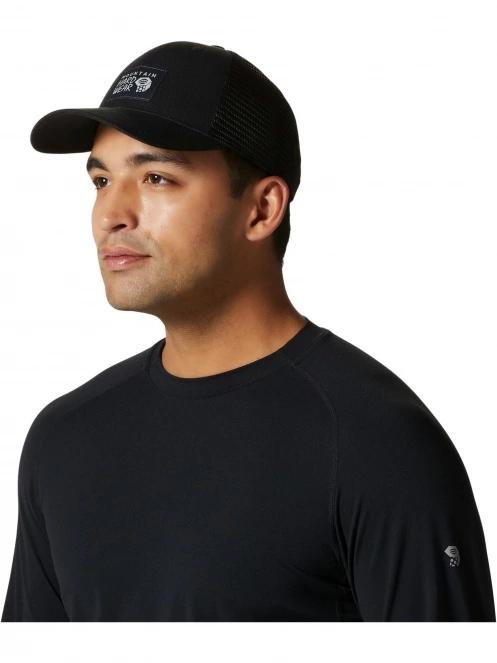 Mountain Hardwear MHW Logo Trucker Hat baseball sapka fekete színben 6