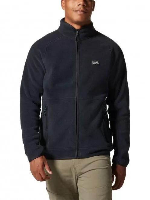 Mountain Hardwear Polartec Dbl Brushed Full Zip férfi polár pulóver fekete színben 2