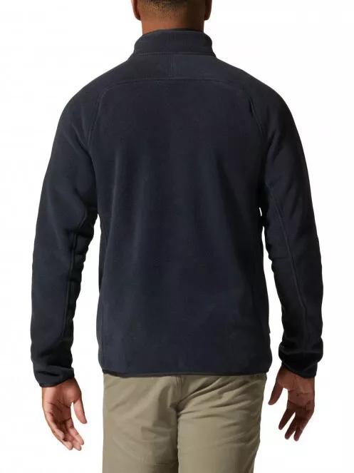 Mountain Hardwear Polartec Dbl Brushed Full Zip férfi polár pulóver fekete színben 3