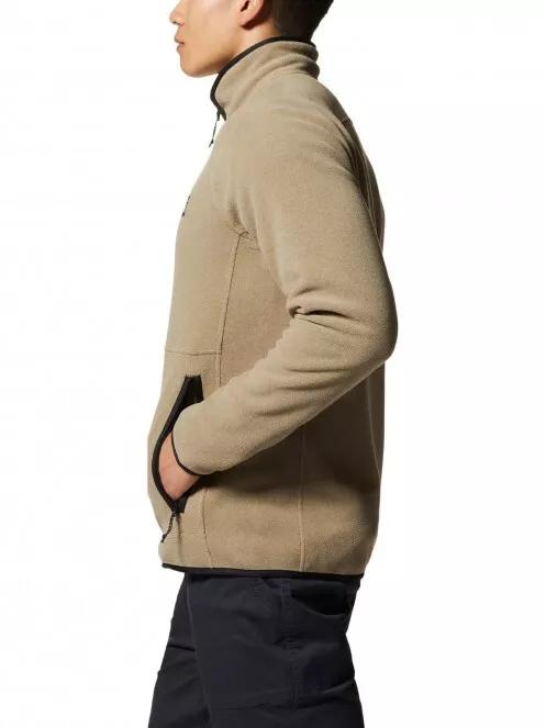 Mountain Hardwear Polartec Double Brushed Full Zip Jacket férfi polár pulóver homok színben 5