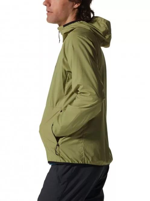 Mountain Hardwear Kor AirShell Hoody férfi széldzseki zöld színben 4