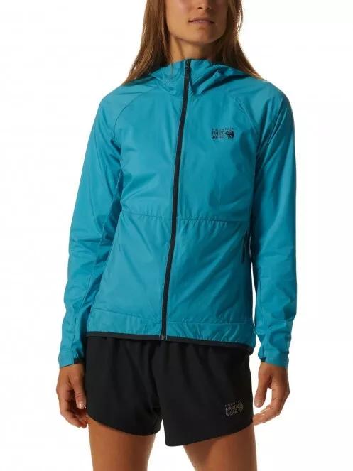 Mountain Hardwear Kor AirShell Hoody női széldzseki kék színben 2