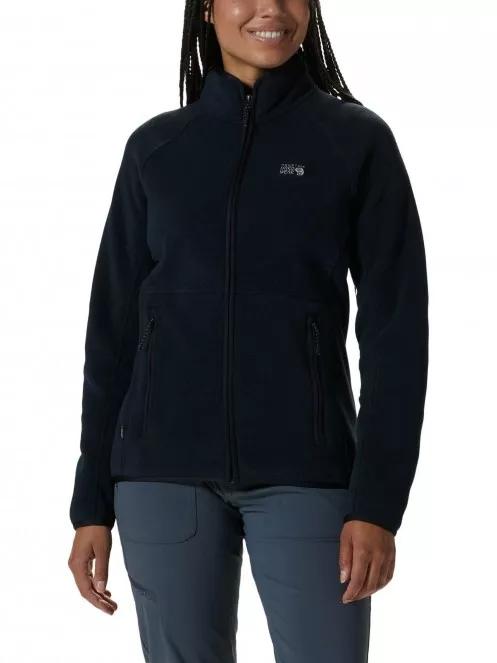 Mountain Hardwear Polartec Dbl Brushed Full Zip női polár pulóver fekete színben 2