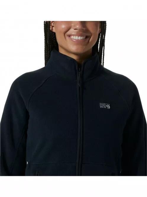 Mountain Hardwear Polartec Dbl Brushed Full Zip női polár pulóver fekete színben 5