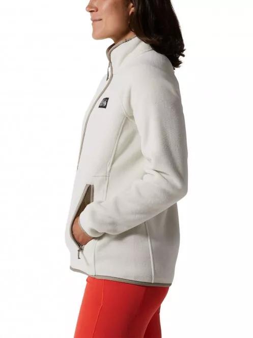 Mountain Hardwear Polartec Dbl Brushed Full Zip női polár pulóver homok színben 4