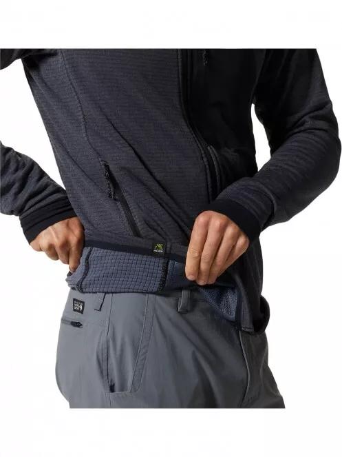 Mountain Hardwear Polartec Power Grid Full Zip Hoody férfi polár pulóver kék színben 7