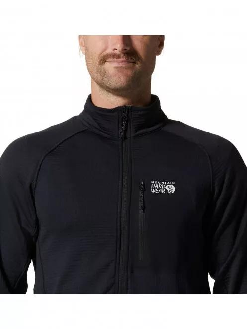Mountain Hardwear Polartec Power Grid Half Zip Jacket férfi polár pulóver fekete színben 5