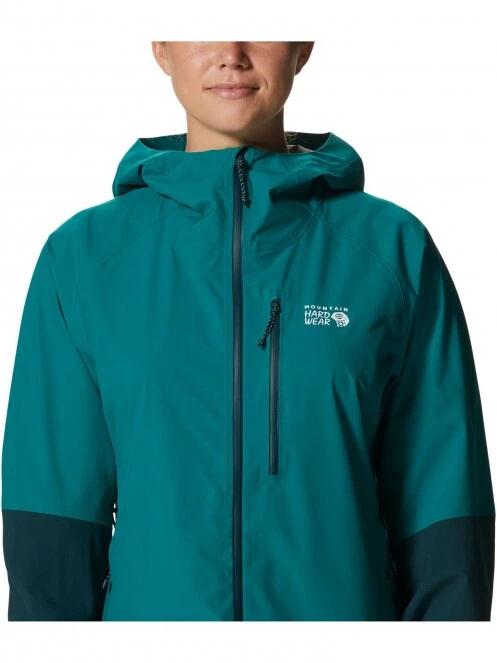 Mountain Hardwear Stretch Ozonic Jacket női túrakabát kék színben 5