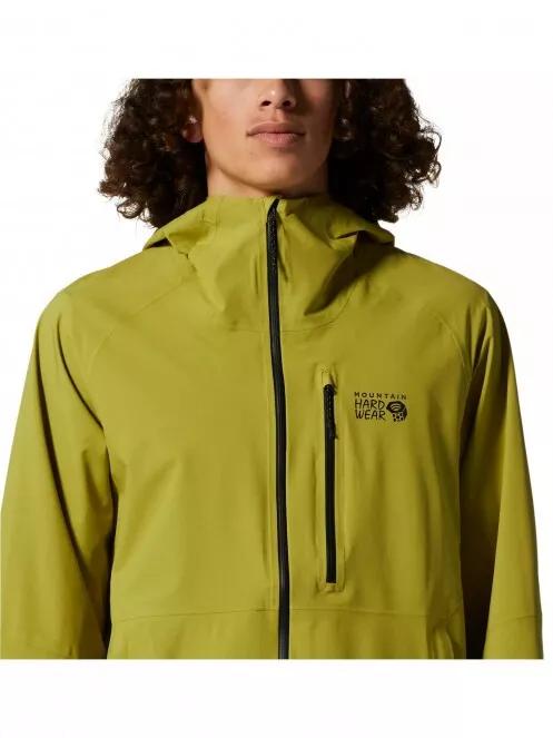 Mountain Hardwear Stretch Ozonic Jacket férfi héjkabát oliva színben 5