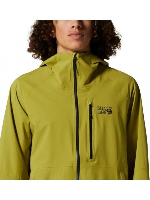 Mountain Hardwear Stretch Ozonic Jacket férfi esőkabát sárga színben 5