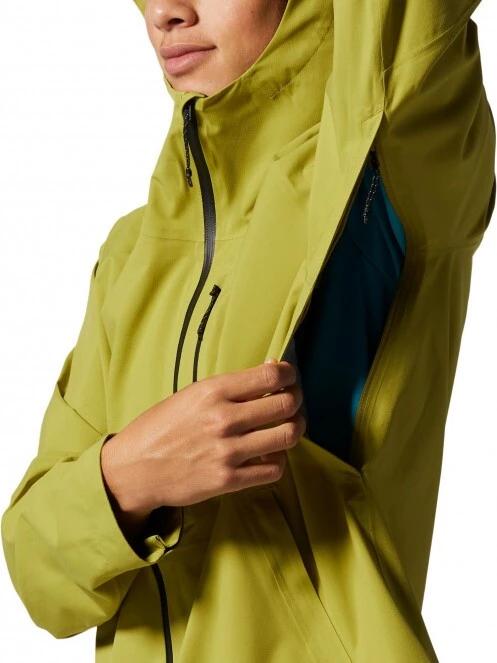 Mountain Hardwear Stretch Ozonic Jacket férfi esőkabát sárga színben 6