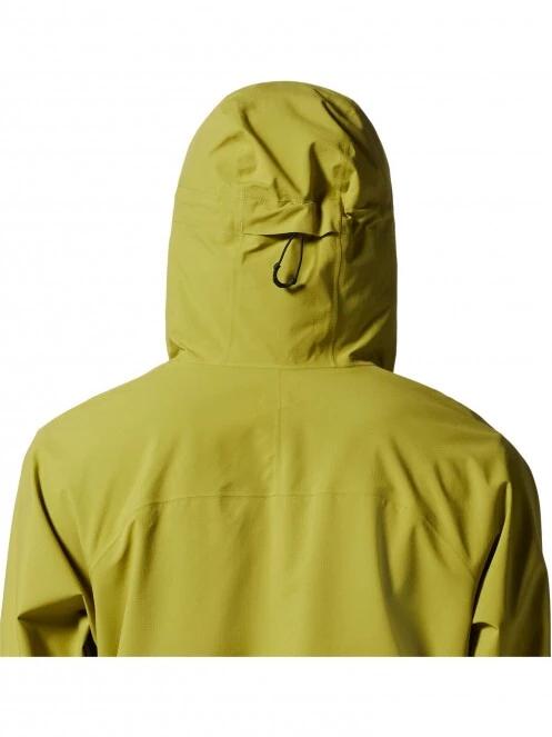 Mountain Hardwear Stretch Ozonic Jacket férfi esőkabát sárga színben 7
