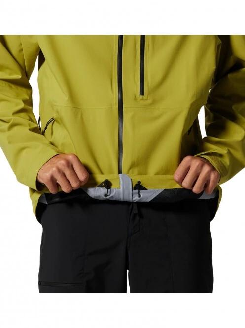 Mountain Hardwear Stretch Ozonic Jacket férfi esőkabát sárga színben 8