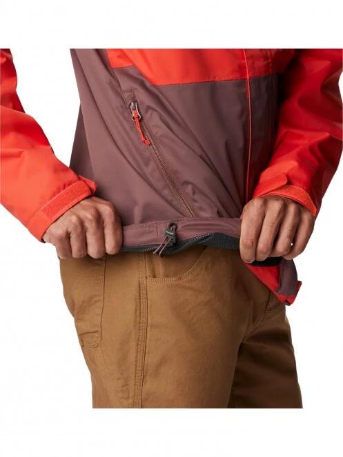 Columbia Hikebound Jacket férfi esőkabát narancssárga színben 5