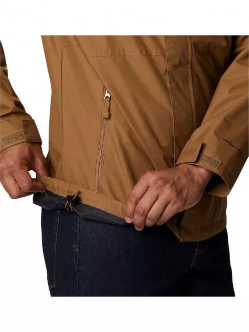 Columbia Cloud Crest Jacket férfi esőkabát barna színben 6