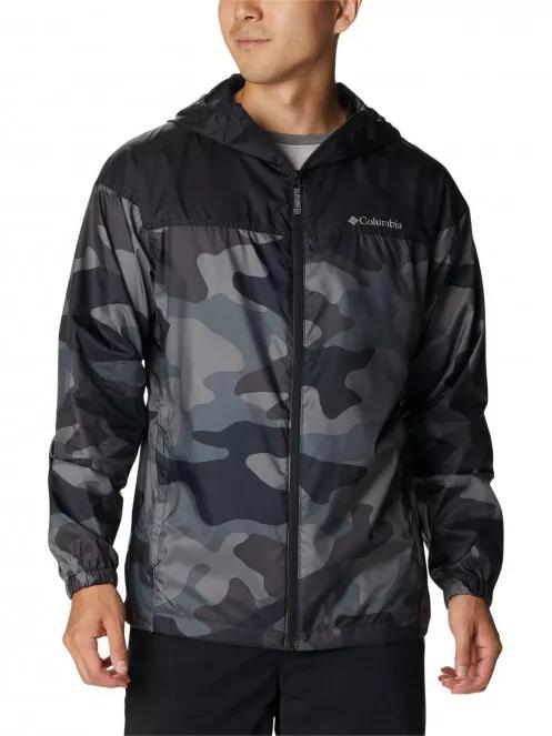 Columbia Flash Challenger Novelty Windbreaker férfi széldzseki fekete színben 2
