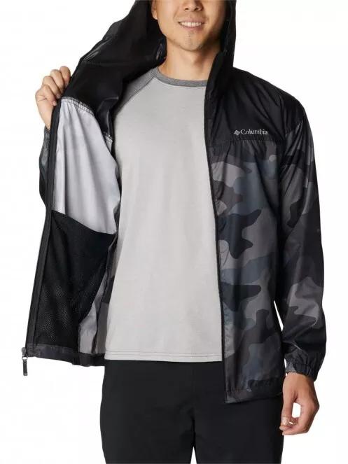 Columbia Flash Challenger Novelty Windbreaker férfi széldzseki fekete színben 5