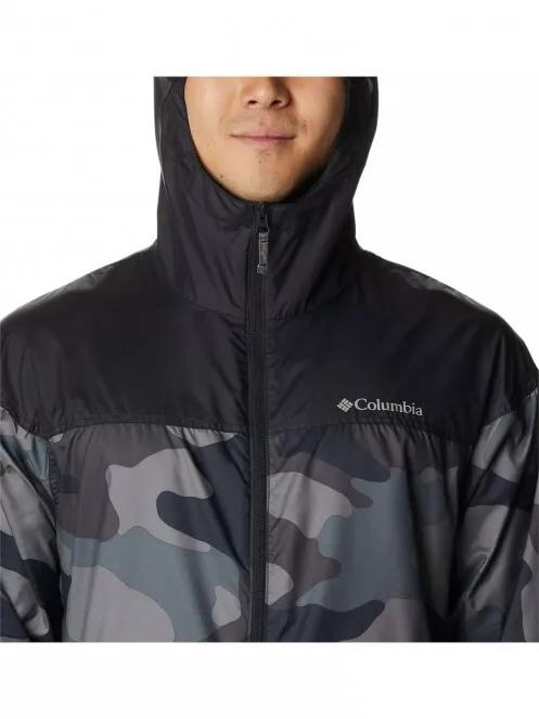 Columbia Flash Challenger Novelty Windbreaker férfi széldzseki fekete színben 6